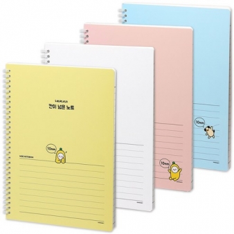 포포팬시 룰루랄라 칸이 넓은 노트