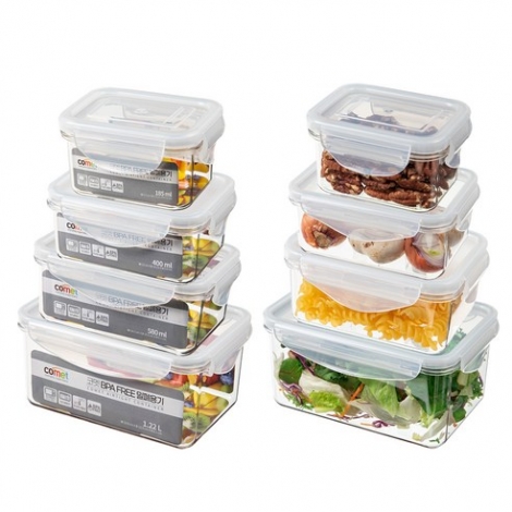 코멧 BPA프리 트라이탄 밀폐용기 10조 세트