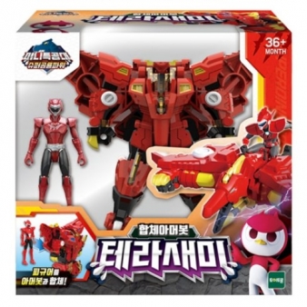 미니특공대 슈퍼공룡파워 합체아머봇 테라새미
