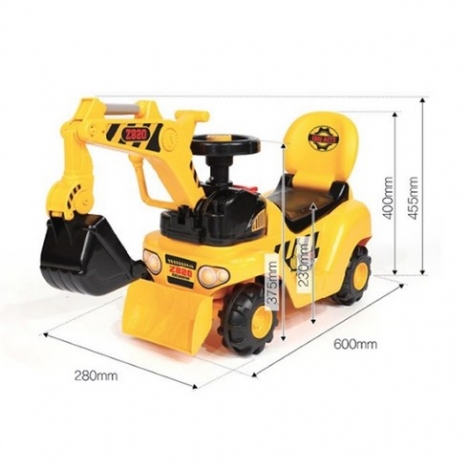 제스터 기운센 2 in 1 포크레인 붕붕카