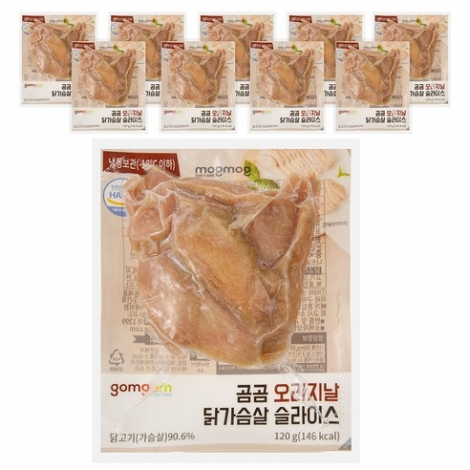 곰곰 오리지날 닭가슴살 슬라이스 (냉동)