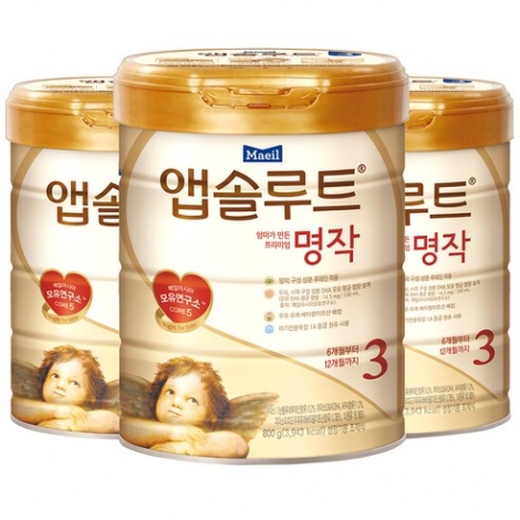 앱솔루트 엄마가 만든 프리미엄 명작 분유 3단계