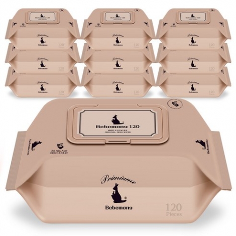 베베망 오리지널 제로 아기물티슈 캡형