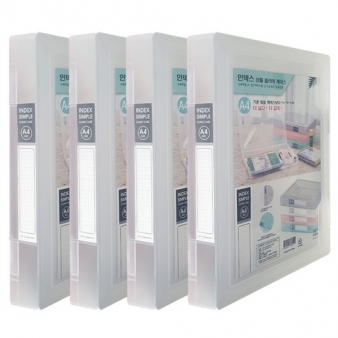 오렌지오피스 인덱스 심플 클리어 파일 케이스