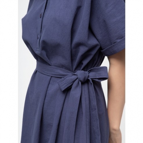 캐럿 여성용 반팔 셔츠 면 원피스