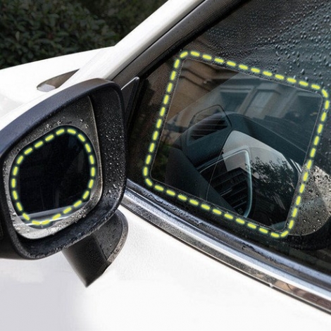 미미 자동차 사이드미러+윈도우 방수필름 세트 