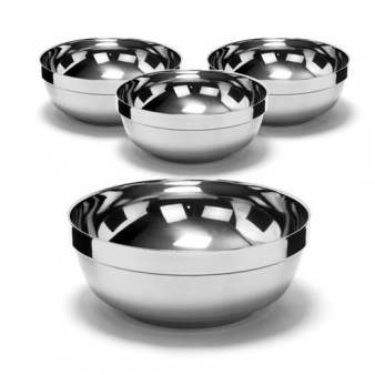 퀸센스 올비아 이중진공 스텐 냉면기 18cm