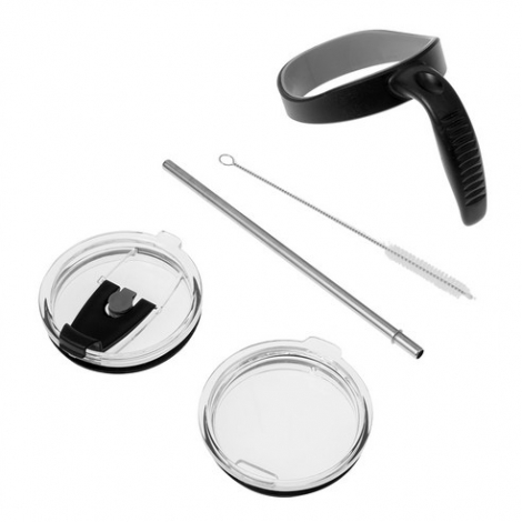 코멧 진공 스테인리스 텀블러 + 손잡이 + 빨대뚜껑 + 빨대 + 빨대솔