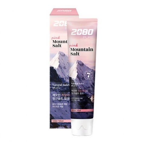 2080 퓨어 마운틴 핑크 솔트 치약