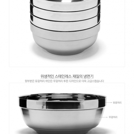 퀸센스 올비아 이중진공 스텐 냉면기 18cm