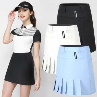 여성 골프 치마 플리츠 주름 큐롯 스커트