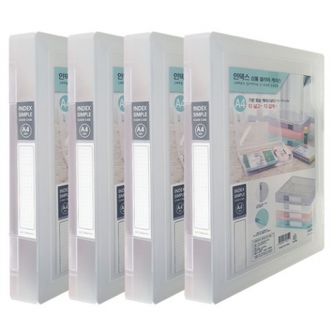 오렌지오피스 인덱스 심플 클리어 파일 케이스