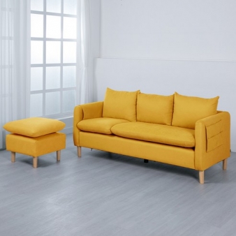 가죽 3인 소파 거실을 확하게