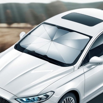 공유 자동차 앞유리 햇빛가리개 우산