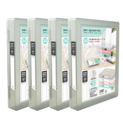 오렌지오피스 인덱스 심플 클리어 파일 케이스