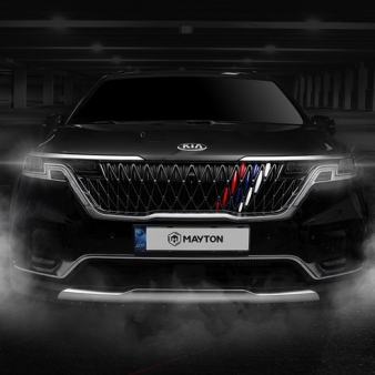 메이튼 4세대 카니발 KA4 튜닝 그릴 국기 몰딩