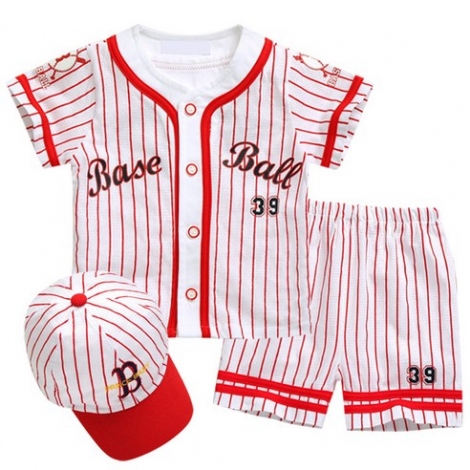 BAEBAE 여름야구3SET(블랙) 자체제작! 국내생산 야구복 세트 아기 모자 유니폼 무형광 어린이 스포츠 공용(3~48개월)