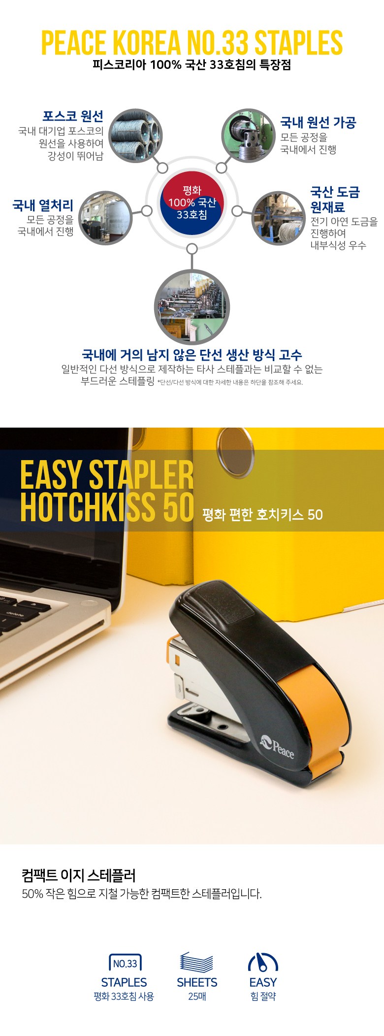 피스코리아 편한 호치키스