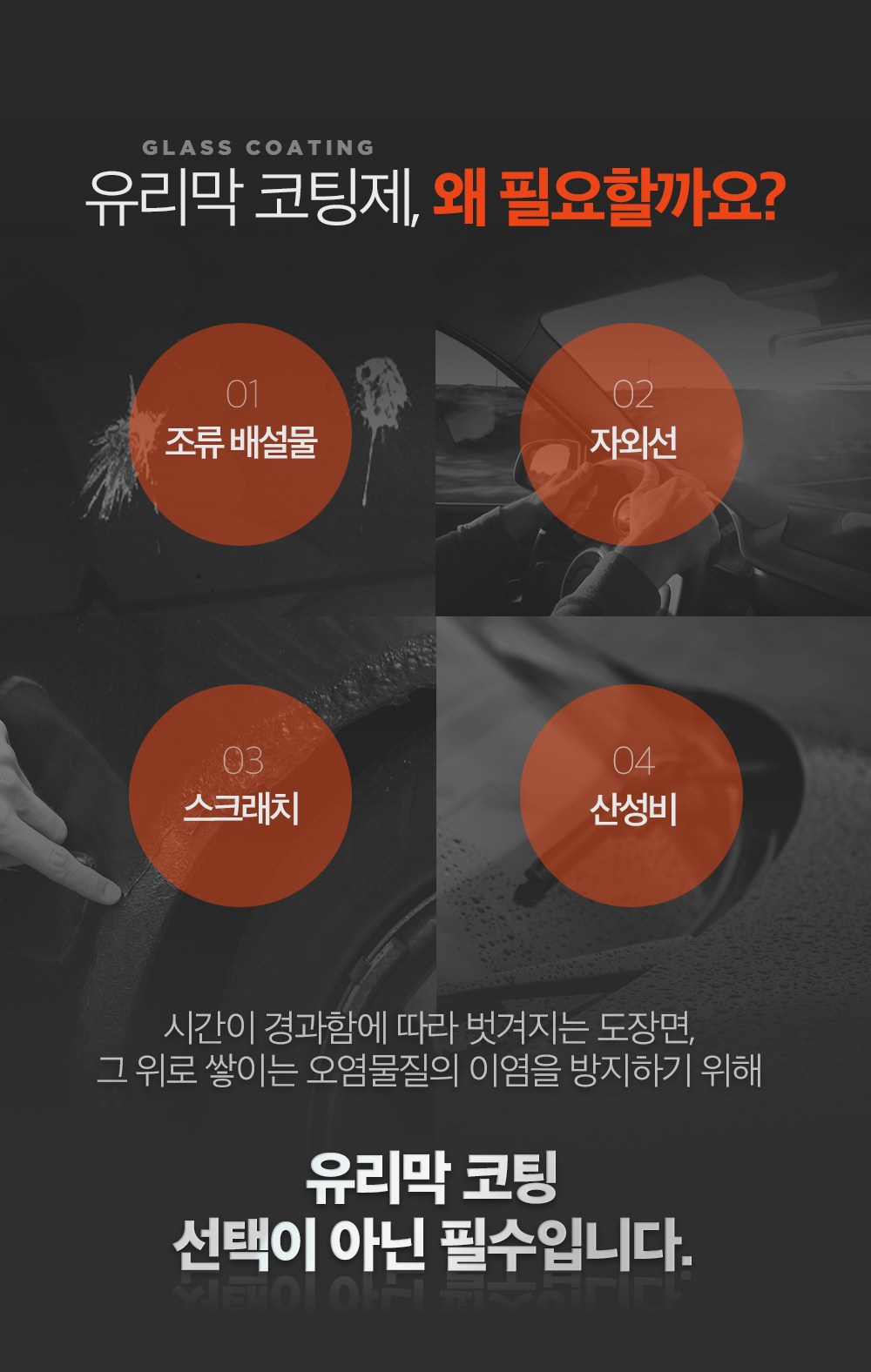 무로 차량용 카바이 유리막 코팅제