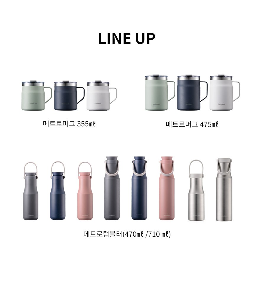 락앤락 메트로 보온보냉 머그 LHC4218