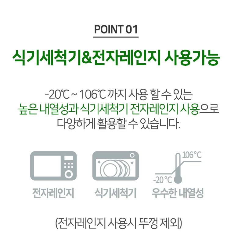 코멧 BPA프리 트라이탄 밀폐용기 10조 세트